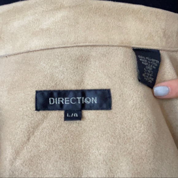 Suede button down jacket - Picture 9 of 9